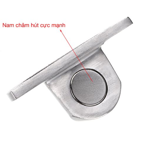 Chặn cửa đế dẹp nam châm hít chặn inox 304 Hobby home decor CC2
