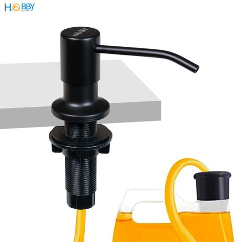 Vòi bơm hút nước rửa chén đầu inox 304 sơn đen HOBBY Home Decor NRC4
