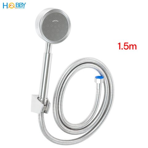 Vòi hoa sen tăng áp tay cầm có dây sen giá treo Hobby Home Decor BST2