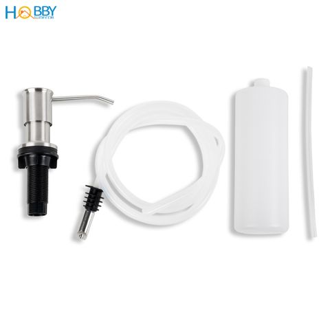 Vòi hút nước rửa chén gắn chậu inox 304 xước Hobby home decor NRC8 có dây và bình