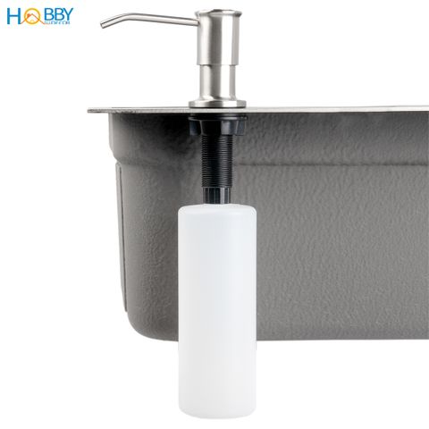 Vòi hút nước rửa chén gắn chậu inox 304 xước Hobby home decor NRC8 có dây và bình