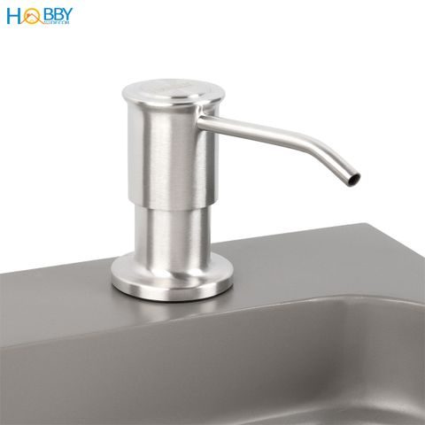 Vòi hút nước rửa chén gắn chậu inox 304 xước Hobby home decor NRC8 có dây và bình