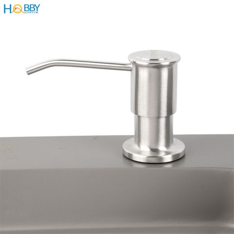 Vòi hút nước rửa chén gắn chậu inox 304 xước Hobby home decor NRC8 có dây và bình