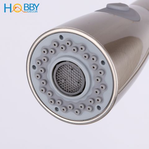 Vòi rửa chén dây rút nóng lạnh 2 chế độ inox 304 Hobby Home Decor VDR1
