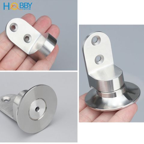 Bộ chặn cửa chống va đập nam châm hít dán sàn inox 304 Hobby Home Decor CC5