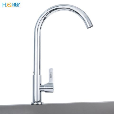 Vòi rửa chén bát cấp lạnh inox 304 sáng bóng Hobby home decor RL2