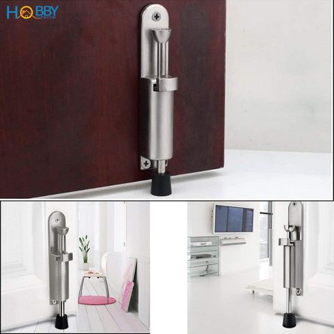 Chốt chặn cửa chống va đập 2 chiều inox 304 Hobby home decor CCD2