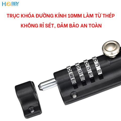 Chốt khóa số cửa ngang dùng mật khẩu tiện dụng Hobby home decor LCK