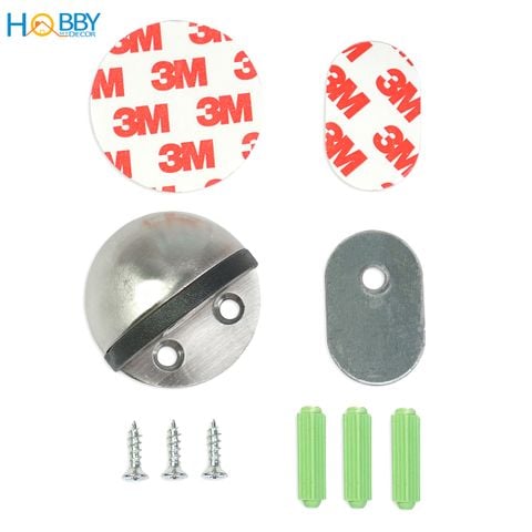 Chốt giữ cửa có nam châm dán nền Hobby Home Decor CC7 có keo dán đinh ốc