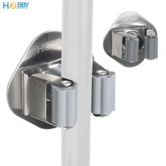 Combo 2 móc treo cán chổi dán tường inox 304 Hobby home decor CV3