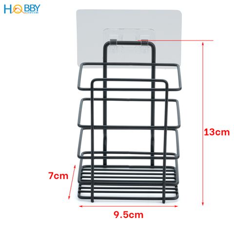 Bộ 5 kệ đựng xà phòng bàn chải đa năng dán tường Hobby home decor KM5D