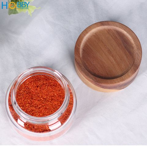 Hũ thủy tinh đựng gia vị nắp gỗ vặn kín HOBBY Home Decor HUNG2 - 3 size tùy chọn