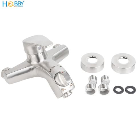 Củ sen gật gù nóng lạnh inox 304 mờ tăng áp hobby home decor CSNL5