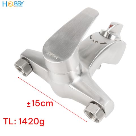 Củ sen gật gù nóng lạnh inox 304 mờ tăng áp hobby home decor CSNL5