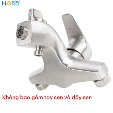 Củ sen gật gù nóng lạnh inox 304 mờ tăng áp hobby home decor CSNL5