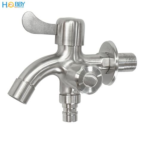 Củ sen lạnh 2 van đóng mở đa năng Hobby Home Decor CS3 Inox 304 ren vặn 21mm