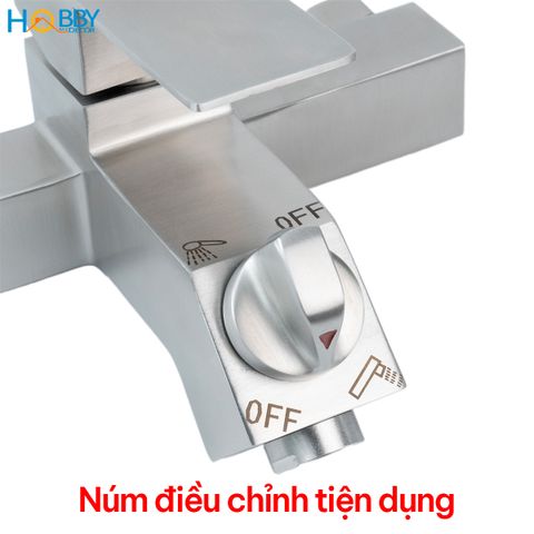Củ sen nóng lạnh có núm vặn tiện dụng inox 304 Hobby home decor CSNL6