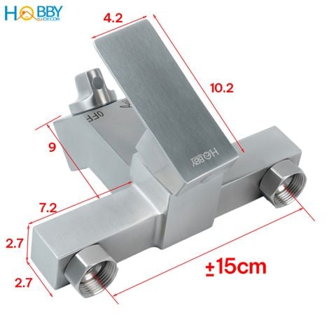 Củ sen nóng lạnh có núm vặn tiện dụng inox 304 Hobby home decor CSNL6