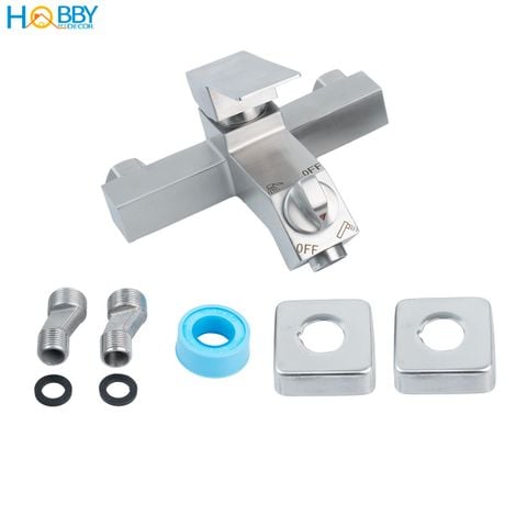 Củ sen nóng lạnh có núm vặn tiện dụng inox 304 Hobby home decor CSNL6