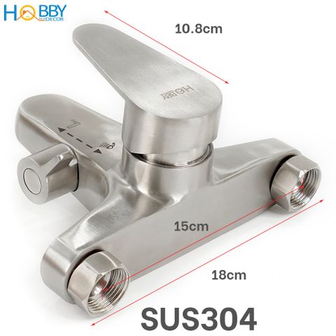 Củ sen nóng lạnh Inox 304 nút chuyển tiện dụng Hobby Home Decor CSNL1