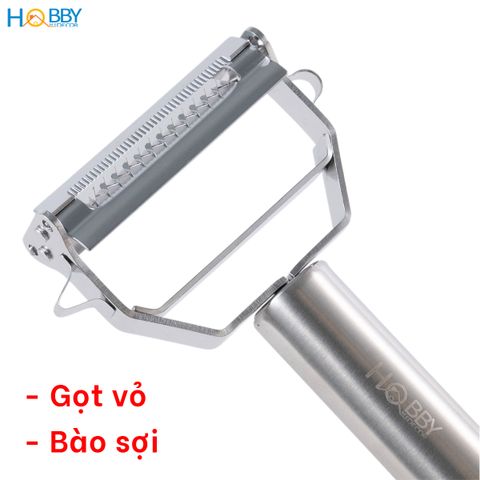 Dao gọt bào sợi rau củ đa năng inox 304 bền bỉ Hobby Home Decor DCDN