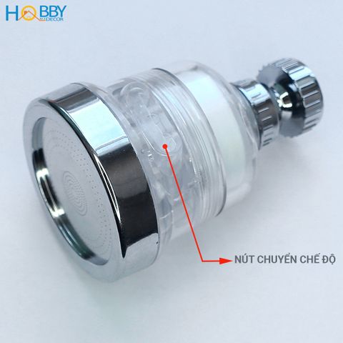 Đầu nối vòi rửa chén tăng áp có lọc nước 3 chế độ phun Hobby home decor VSTA3