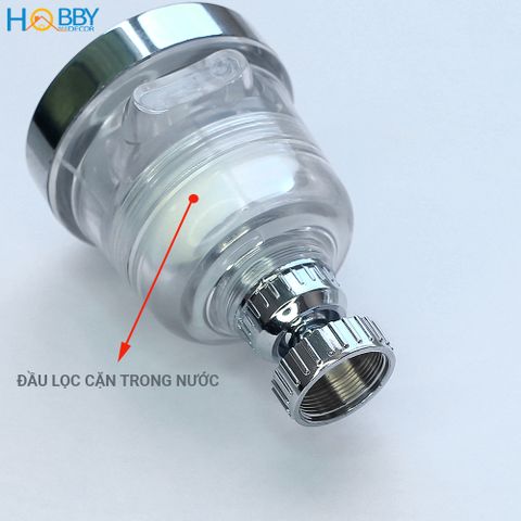 Đầu nối vòi rửa chén tăng áp có lọc nước 3 chế độ phun Hobby home decor VSTA3