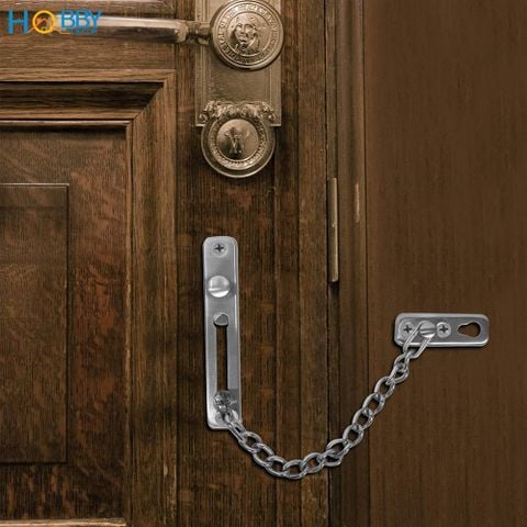 Chốt cửa dây xích an toàn cho phòng ngủ inox 304 HOBBY Home Decor KLC