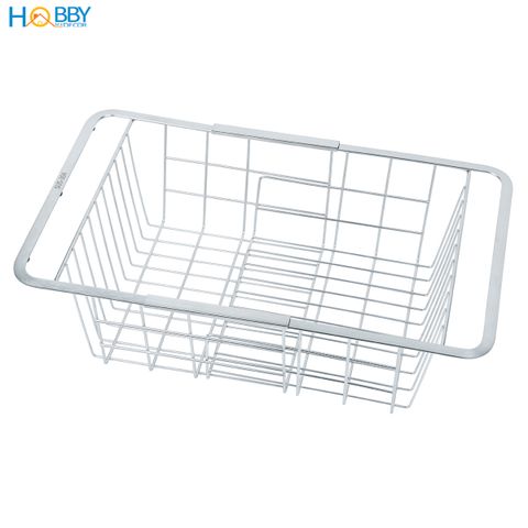Khay đựng đồ gác chậu rửa chén co giãn inox 304 Hobby home decor KDC6