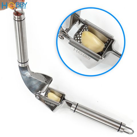 Dụng cụ ép hành tỏi băm nhuyễn inox 304 Hobby Home Decor BT1