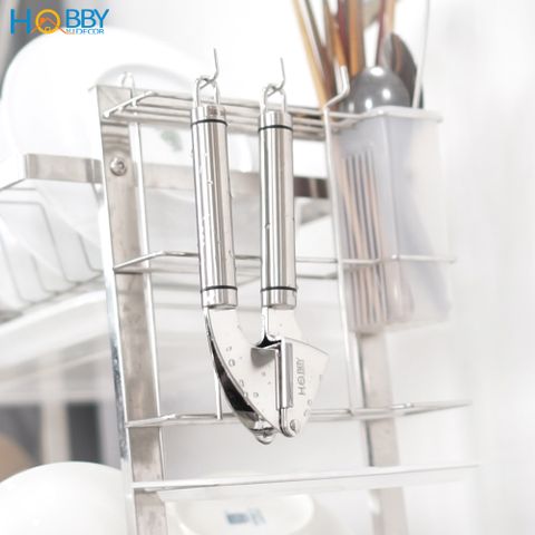 Dụng cụ ép hành tỏi băm nhuyễn inox 304 Hobby Home Decor BT1