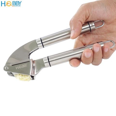 Dụng cụ ép hành tỏi Inox 304 Hobby Home Decor BT1 tay cầm không rỉ sét