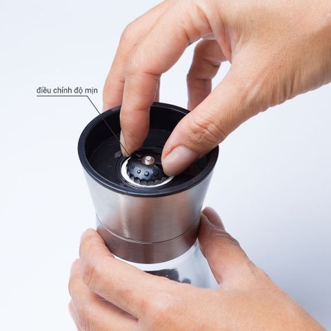 Lọ xay tiêu cầm tay Hobby Home Decor XT bình thủy tinh nắp inox 304