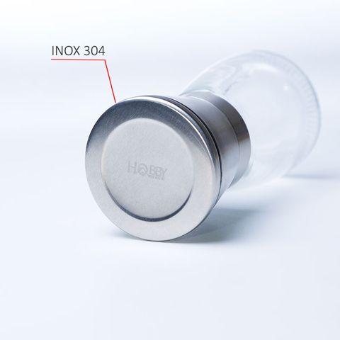 Lọ xay tiêu cầm tay Hobby Home Decor XT bình thủy tinh nắp inox 304