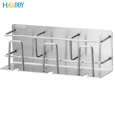 Kệ để bàn chải kem đánh răng 3 ngăn dán tường Hobby home decor CD4
