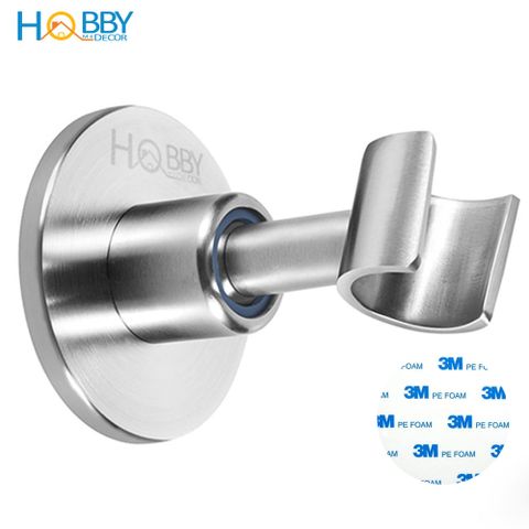 Giá giữ vòi sen điều chỉnh inox 304 dán tường Hobby home decor GVSI