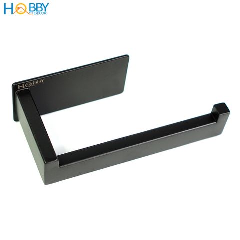 Giá treo giấy vệ sinh inox 304 sơn đen dán tường Hobby Home Decor G20