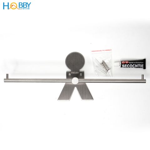 Giá treo móc phơi quần áo gắn tường Hobby home decor GPM3 có keo dán