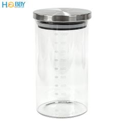 Hủ thủy tinh để hạt nắp Inox 304 kín ron HOBBY Home Decor TTI 3 size