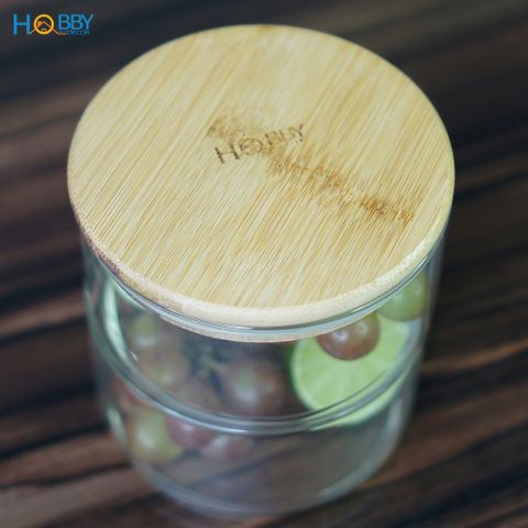 Hủ thủy tinh đựng thực phẩm nhiều tầng tùy chọn Hobby Home Decor HTT1