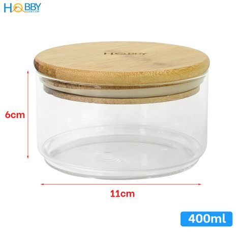 Hủ thủy tinh đựng thực phẩm nhiều tầng tùy chọn Hobby Home Decor HTT1