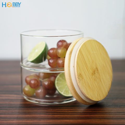 Hủ thủy tinh đựng thực phẩm nhiều tầng tùy chọn Hobby Home Decor HTT1