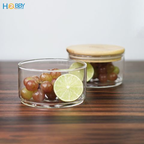 Hủ thủy tinh đựng thực phẩm nhiều tầng tùy chọn Hobby Home Decor HTT1