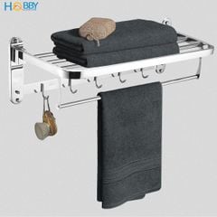 Giá phơi khăn tắm quần áo đa năng inox 304 bóng Hobby home decor GTK2
