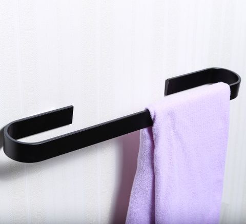 Thanh treo khăn tắm quần áo bằng nhôm dán tường Hobby Home Decor KN1