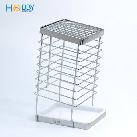 Kệ để dao kéo nhà bếp inox 304 có khay nhựa Hobby Home Decor DD25