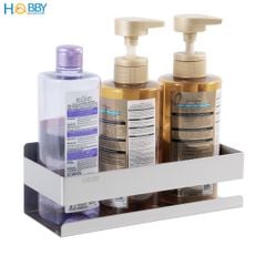 Kệ đựng đồ phòng tắm inox 304 xước dán tường Hobby home decor KCNX