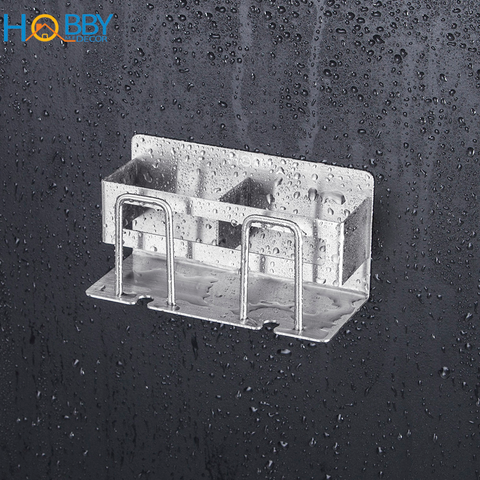 Kệ đựng bàn chải đánh răng 2 ngăn inox 304 Hobby home decor CD3M