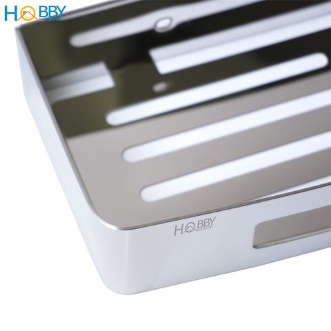 Kệ chữ nhật để đồ phòng tắm inox 304 mẫu khoan Hobby Home Decor KCN2