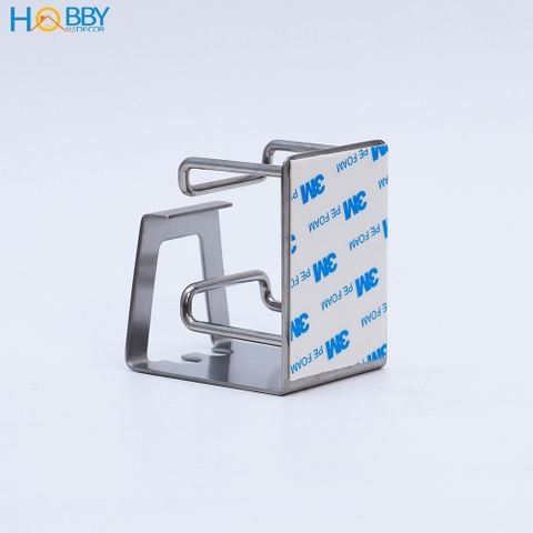 Kệ để bàn chải đánh răng dán tường phòng tắm đa năng Hobby home decor KBC31 inox 304 kèm keo dán